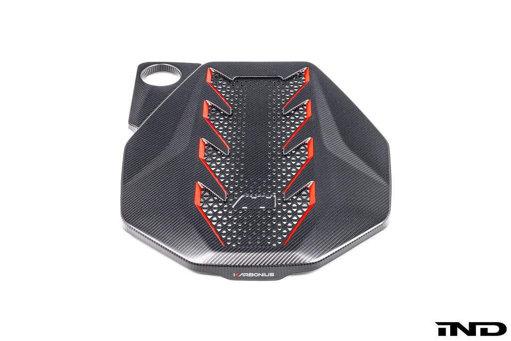Karbonius G90 / G99 M5 Carbon Fiber Engine Cover - Vented