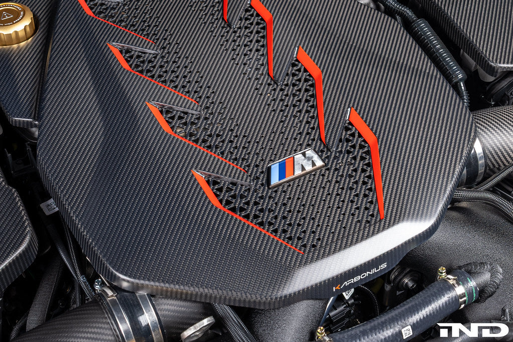 Karbonius G90 / G99 M5 Carbon Fiber Engine Cover - Vented