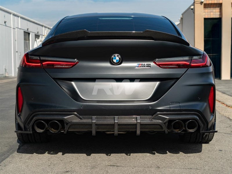 BMW F91 F92 F93 M8 SQ Style Carbon Fiber Diffuser Secondary image