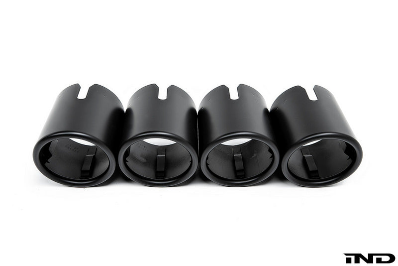 IND F90 M5 Exhaust Tip Set - Matte Black Secondary image