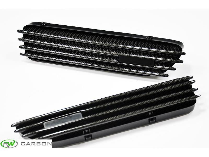BMW E46 M3 Carbon Fiber Fender Grilles Secondary image