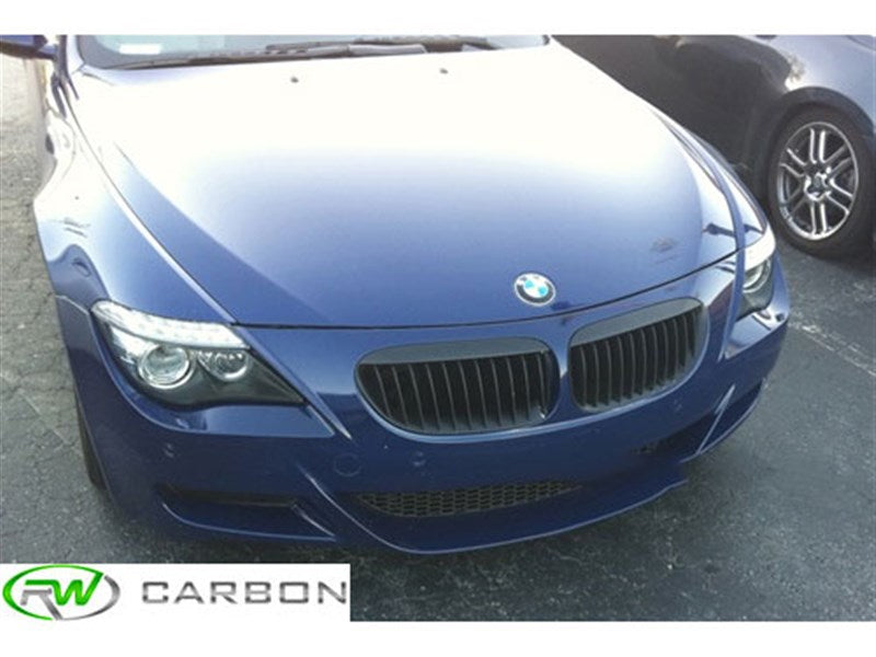 BMW E63 E64 Matte Black Front Grilles