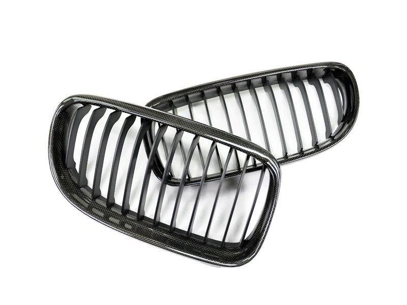 BMW E90 E91 LCI Carbon Fiber Front Grilles Secondary image