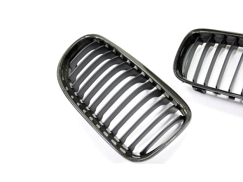 BMW E90 E91 LCI Carbon Fiber Front Grilles