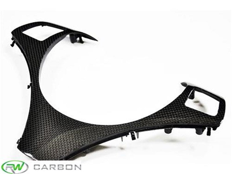 BMW E82 E9X Carbon Fiber Steering Wheel Trim Secondary image