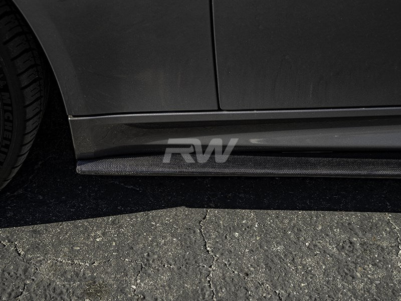 BMW E92 E93 M3 CF Side Skirt Extensions Secondary image