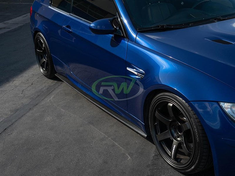 BMW E92 E93 M3 CF Side Skirt Extensions