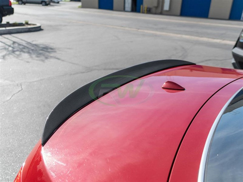 BMW E93 Perf. Style Carbon Fiber Trunk Spoiler Secondary image