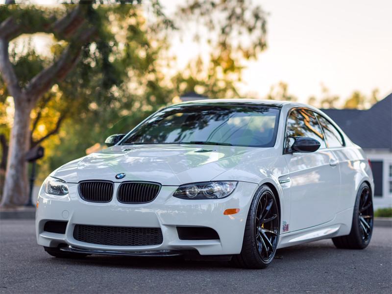 BMW E9X M3 CRT Style Carbon Fiber Lip Spoiler Secondary image