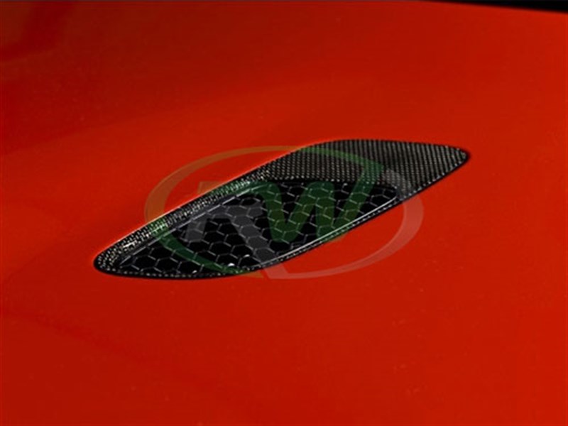 BMW E90 E92 E93 M3 Carbon Fiber Hood Vents Secondary image