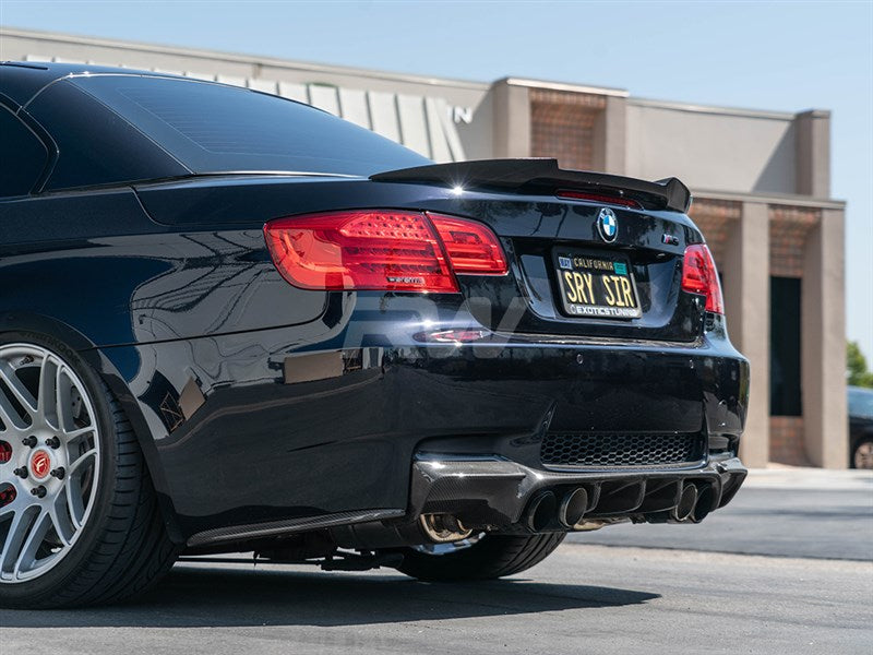 BMW E93 M4 Style Carbon Fiber Trunk Spoiler Secondary image