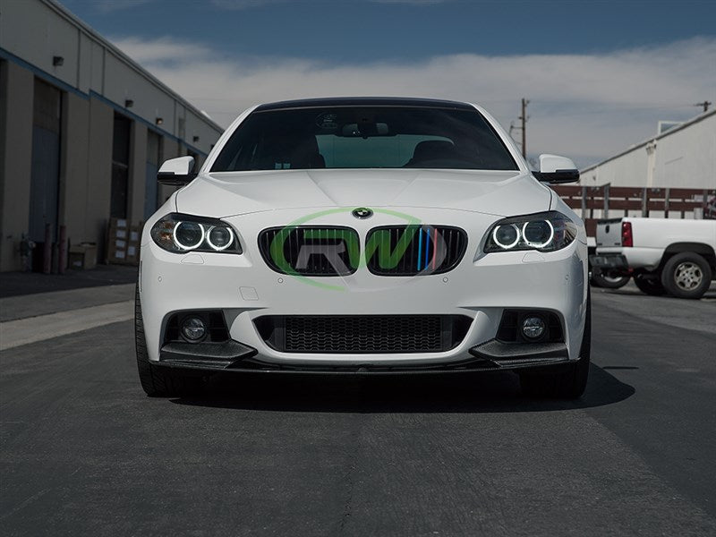 BMW F10 Performance Style CF Front Lip Spoiler Secondary image