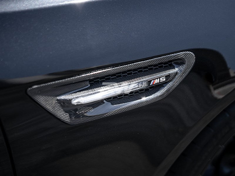 BMW F10 M5 Carbon Fiber Fender Grilles