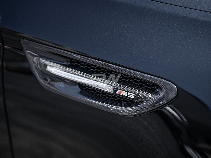 BMW F10 M5 Carbon Fiber Fender Grilles