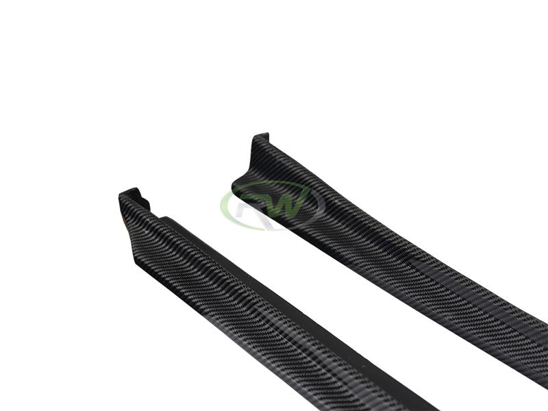 BMW F10 F11 3D Style CF Side Skirt Extensions