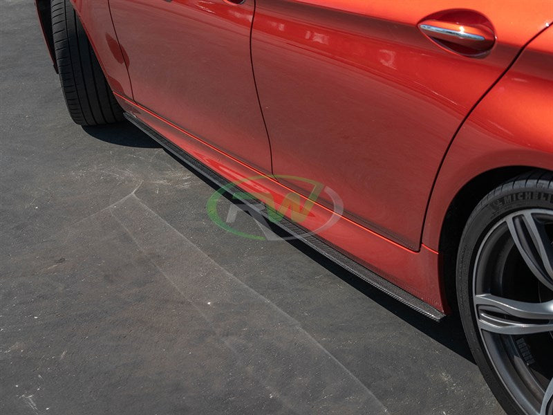 BMW F10 F11 CF Perf. Style Side Skirt Extensions