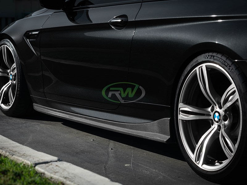 BMW F06 F12 F13 CF Side Skirt Extensions