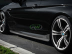 BMW F06 F12 F13 CF Side Skirt Extensions