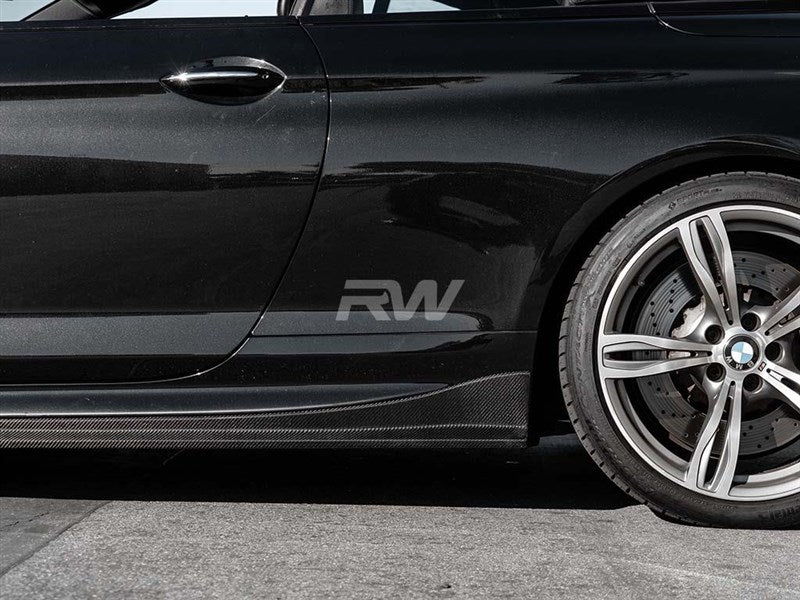 BMW F06 F12 F13 CF Side Skirt Extensions