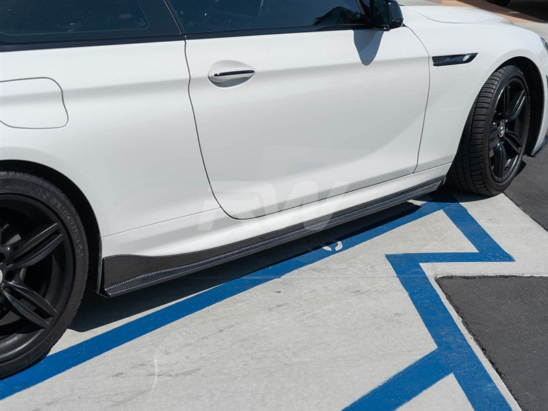 BMW F06 F12 F13 CF Side Skirt Extensions