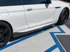 BMW F06 F12 F13 CF Side Skirt Extensions