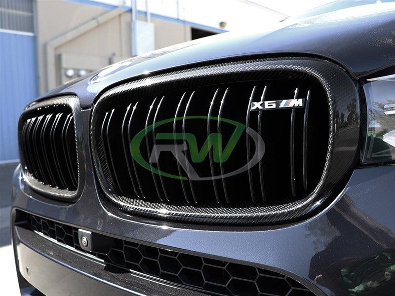 BMW F15 F16 F85 F86 Carbon Fiber Grilles