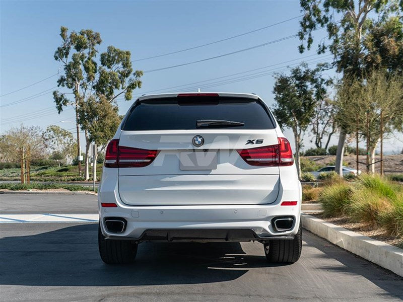 BMW F15 X5 M Sport 3D Style CF Rear Diffuser