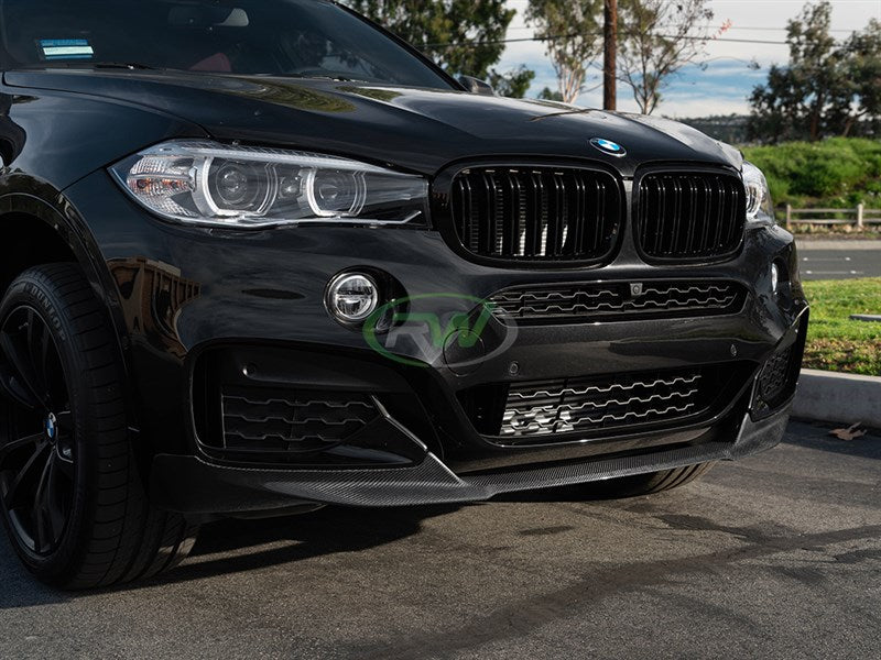 BMW F16 X6 M Sport Carbon Fiber Front Lip