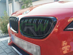 BMW F22 F23 F87 Double Slat Gloss Black Grilles