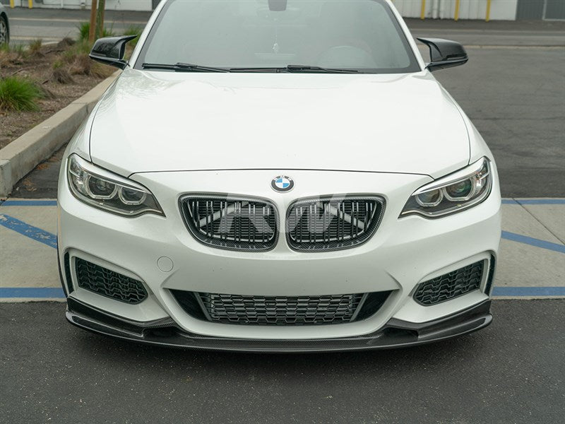 BMW F22 F23 3D Style Carbon Fiber Front Lip