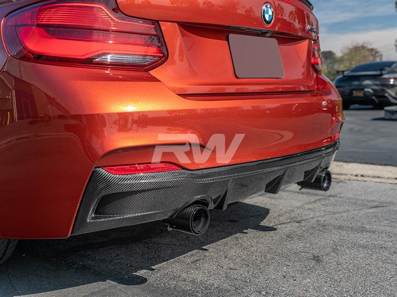 BMW F22 F23 Exotics Style Carbon Fiber Diffuser