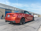 BMW F22 F23 Exotics Style Carbon Fiber Diffuser