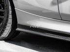 BMW F22 F23 Carbon Fiber Side Skirt Extensions