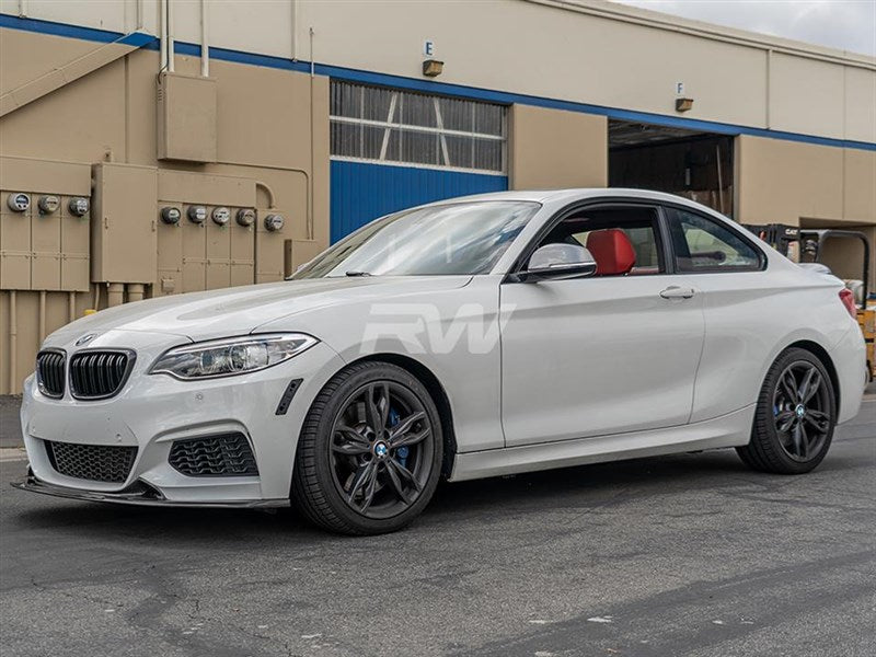 BMW F22 F23 Exotics Style CF Front Lip Spoiler Secondary image