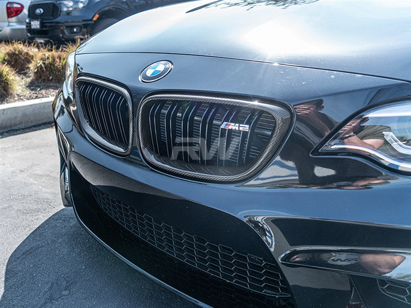 BMW F22 F23 F87 Carbon Fiber Grille Surrounds