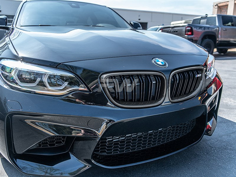BMW F22 F23 F87 Carbon Fiber Grille Surrounds