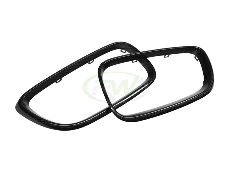 BMW F22 F23 F87 Carbon Fiber Grille Surrounds