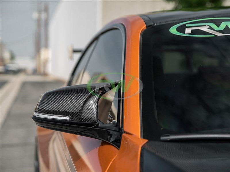 BMW F22 F30 F32 F87 M Styled CF Mirror Caps Secondary image