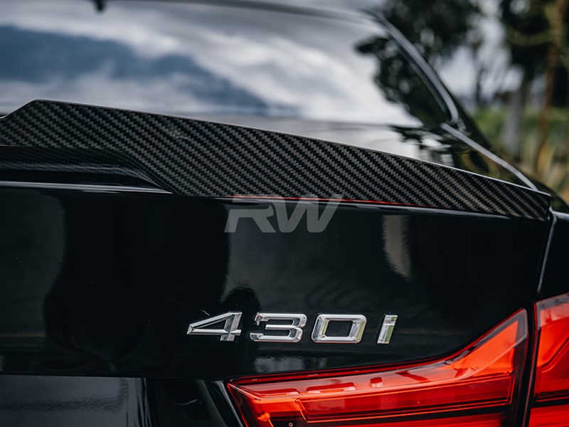 BMW F32 M4 Style Carbon Fiber Trunk Spoiler