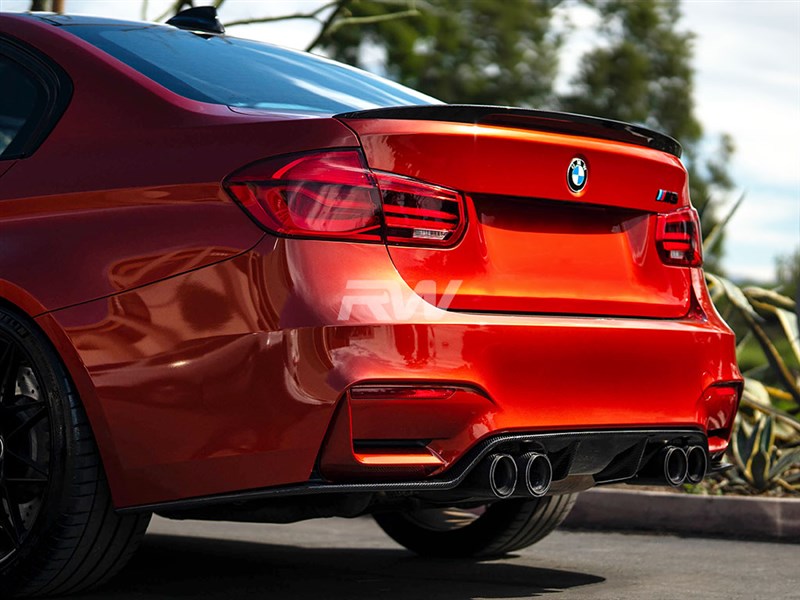 BMW F80 M3 Performance Style CF Trunk Spoiler