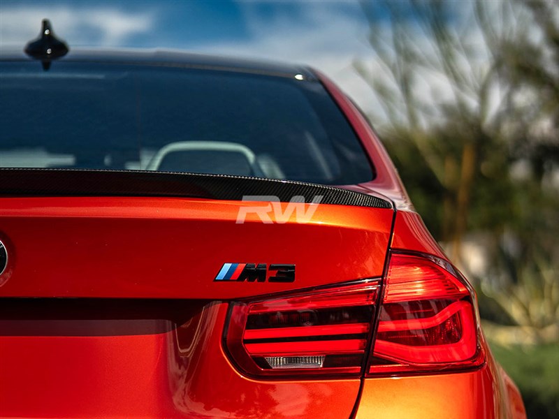 BMW F80 M3 Performance Style CF Trunk Spoiler