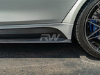 BMW F80 M3 GTX Carbon Fiber Skirt Extensions