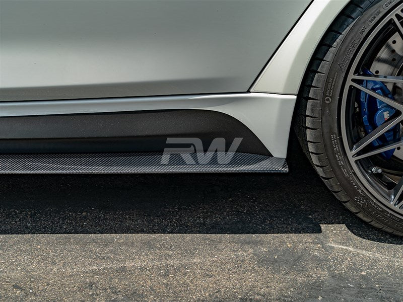 BMW F80 M3 GTX Carbon Fiber Skirt Extensions