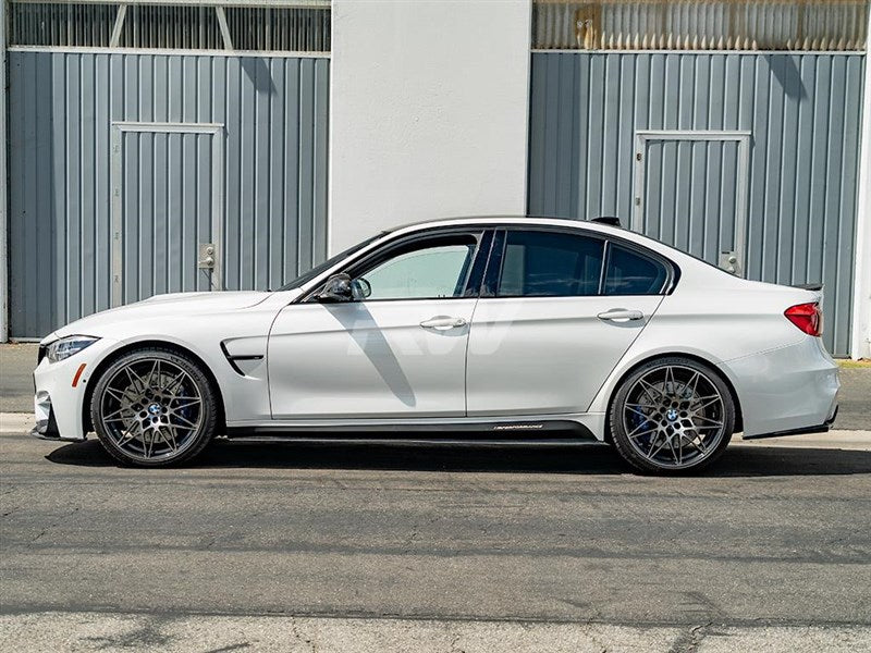 BMW F80 M3 GTX Carbon Fiber Skirt Extensions