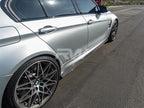 BMW F80 M3 GTX Carbon Fiber Skirt Extensions