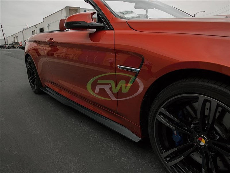 BMW F82 F83 M4 GTX Carbon Side Skirt Extensions