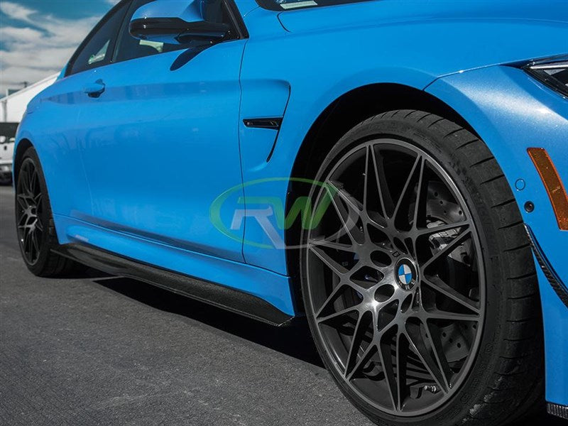 BMW F82 F83 M4 GTX Carbon Side Skirt Extensions