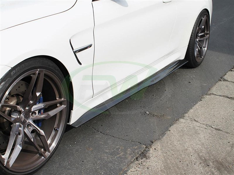 BMW F82 F83 M4 GTX Carbon Side Skirt Extensions