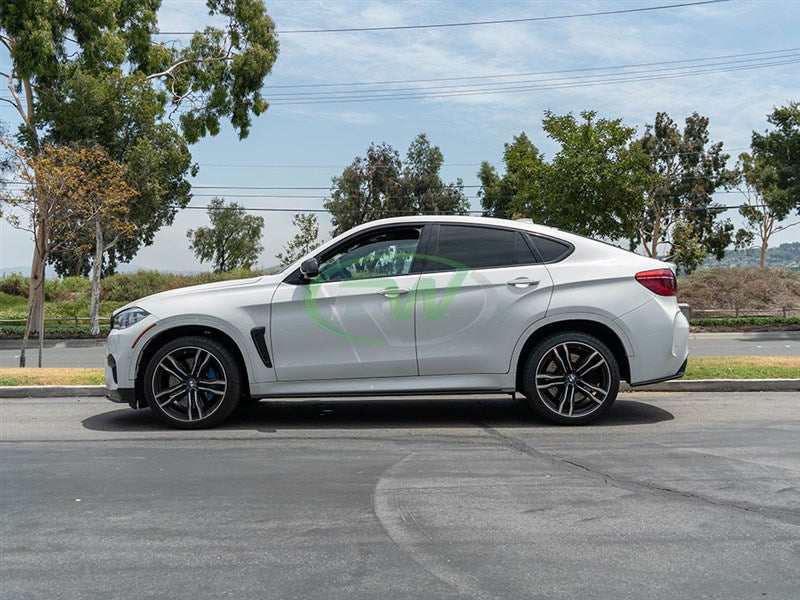 BMW F16 X6 F86 X6M CF Side Skirt Extensions