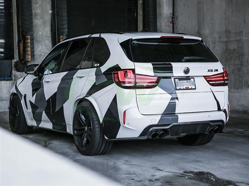 BMW F85 X5M 3D Style Carbon Fiber Diffuser